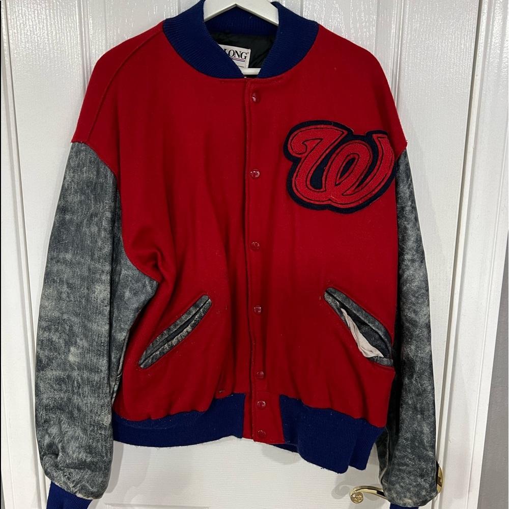 Throwback leather man jacket size X-Large